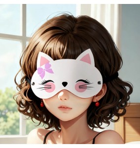 MizzZee - Printed Tease Eye Mask (Kitty)